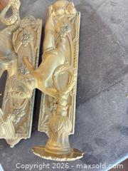 MaxSold Auction: Pair of Brass Victorian/Rococo Wall Sconces, Antique Gold Tone - Frisco (Texas, USA) PARTNER MANAGED Estate Sale Online Auction - Arrowhead Drive
