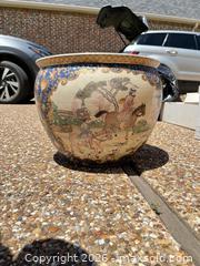 MaxSold Auction: Pair of Large Blue and White Chinoiserie Porcelain Planters - Frisco (Texas, USA) PARTNER MANAGED Estate Sale Online Auction - Arrowhead Drive