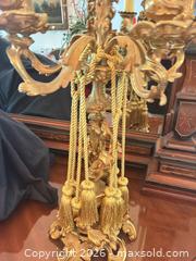 MaxSold Auction: Rococo Louis XV Gilt Metal & Brass 5-Arm Candelabra - Frisco (Texas, USA) PARTNER MANAGED Estate Sale Online Auction - Arrowhead Drive