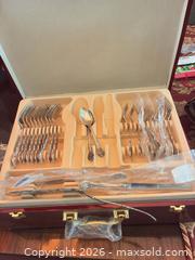 MaxSold Auction: Silver-Plated Ornate Baroque Floral Flatware & Serving Set - Frisco (Texas, USA) PARTNER MANAGED Estate Sale Online Auction - Arrowhead Drive