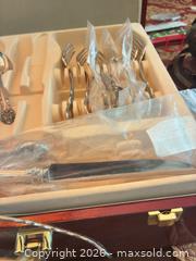MaxSold Auction: Silver-Plated Ornate Baroque Floral Flatware & Serving Set - Frisco (Texas, USA) PARTNER MANAGED Estate Sale Online Auction - Arrowhead Drive
