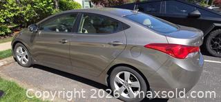 MaxSold Auction: 2013 Hyundai Elantra with 63,000 Miles VIN: 5NPDH4AE3DH371013 - Montgomery Township (Pennsylvania, USA) PARTNER MANAGED Moving Online Auction - Santa Anita Drive