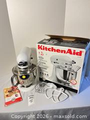 MaxSold Auction: KitchenAid Artisan Tilt-Head Mixer 4.7–5.0 qt, White P - Montgomery Township (Pennsylvania, USA) PARTNER MANAGED Moving Online Auction - Santa Anita Drive