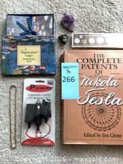 MaxSold Auction: 14 K gold, stationary, Nikola Tesla book, Israeli coin set and more - Redondo Beach (California, USA) PARTNER MANAGED Moving Online Auction - Clark Lane (CONDO)