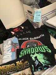 MaxSold Auction: Assorted Band, Comic & Movie T-Shirt Lot — Multiple Sizes - Redondo Beach (California, USA) PARTNER MANAGED Moving Online Auction - Clark Lane (CONDO)