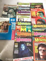 MaxSold Auction: Famous Monsters of Filmland Magazines, Lot of 14+ - Redondo Beach (California, USA) PARTNER MANAGED Moving Online Auction - Clark Lane (CONDO)