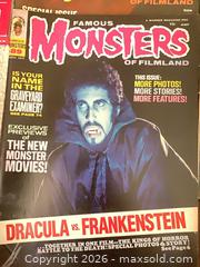 MaxSold Auction: Famous Monsters of Filmland Magazines, Lot of 14+ - Redondo Beach (California, USA) PARTNER MANAGED Moving Online Auction - Clark Lane (CONDO)