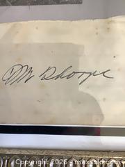MaxSold Auction: Framed Jim Thorpe Photograph/Print with Signature (Attribution Uncertain) - Redondo Beach (California, USA) PARTNER MANAGED Moving Online Auction - Clark Lane (CONDO)