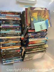 MaxSold Auction: Lot of 40+ Blu-ray, 3D Blu-ray & DVD Movies (Region A) - Redondo Beach (California, USA) PARTNER MANAGED Moving Online Auction - Clark Lane (CONDO)