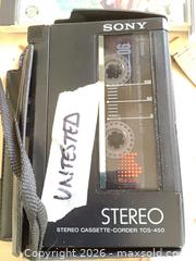 MaxSold Auction: Mixed Electronics & Collectibles Lot: Sony Cassette, Gruen Watch - Redondo Beach (California, USA) PARTNER MANAGED Moving Online Auction - Clark Lane (CONDO)