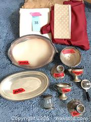 MaxSold Auction: Vintage Mixed Silver Tableware Lot — Hamilton & Assorted Makers - Redondo Beach (California, USA) PARTNER MANAGED Moving Online Auction - Clark Lane (CONDO)