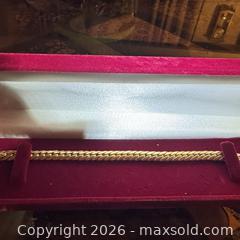 MaxSold Auction: 14 k gold bracelet  - Toronto (Ontario, Canada) PARTNER MANAGED Estate Sale Online Auction - Scarboro Avenue