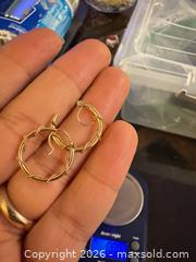 MaxSold Auction: 14 k gold earrings  - Toronto (Ontario, Canada) PARTNER MANAGED Estate Sale Online Auction - Scarboro Avenue