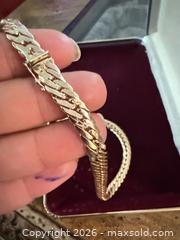 MaxSold Auction: vintage flat Cuban  14K yellow gold. - Toronto (Ontario, Canada) PARTNER MANAGED Estate Sale Online Auction - Scarboro Avenue