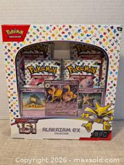 MaxSold Auction: Pokemon Scarlet & Violet 151 TCG Box - Alakazam & Abra - Toronto (Ontario, Canada) SELLER MANAGED Downsizing Online Auction -  Rutland Street