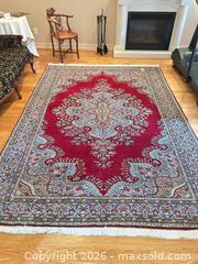 MaxSold Auction: Persian/Oriental Wool Area Rug D - Richmond Hill (Ontario, Canada) Moving Online Auction - White Lodge Cresent