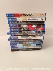 MaxSold Auction: Lot of 13 PS4 Video Games: Mafia, NBA 2K20, Call of Duty & More - Mississauga (Ontario, Canada) SELLER MANAGED Downsizing Online Auction - Summerville Court (STORAGE)