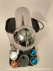 MaxSold Auction: Nespresso Vertuo Evoluo Coffee & Espresso Machine with Assorted Pods - Mississauga (Ontario, Canada) SELLER MANAGED Downsizing Online Auction - Summerville Court (STORAGE)