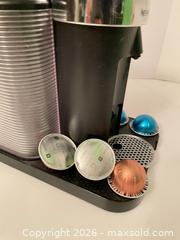 MaxSold Auction: Nespresso Vertuo Evoluo Coffee & Espresso Machine with Assorted Pods - Mississauga (Ontario, Canada) SELLER MANAGED Downsizing Online Auction - Summerville Court (STORAGE)