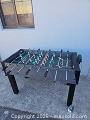 MaxSold Auction: Full-Size Foosball Table with Green Playfield - Campbell (California, USA) PARTNER MANAGED Estate Sale Online Auction - Dell Avenue
