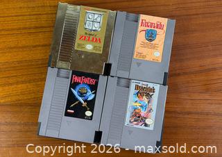 MaxSold Auction: Nintendo NES Game Lot Zelda Gold Final Fantasy Dracula’s Curse Faxanadu - Hamilton (Ontario, Canada) SELLER MANAGED Estate Sale Online Auction - Gertrude Street