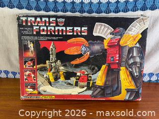 MaxSold Auction: Vintage 1985 Transformers Omega Supreme Autobot Defense Base - Complete in Box  - Hamilton (Ontario, Canada) SELLER MANAGED Estate Sale Online Auction - Gertrude Street