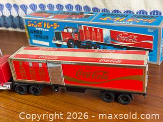 MaxSold Auction: Vintage Coca-Cola Jumbo Trailer Truck Toy w/ Box (TPS Japan) - Hamilton (Ontario, Canada) SELLER MANAGED Estate Sale Online Auction - Gertrude Street