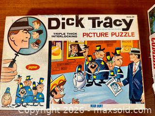 MaxSold Auction: Vintage Puzzles Dick Tracy and Combat - Hamilton (Ontario, Canada) SELLER MANAGED Estate Sale Online Auction - Gertrude Street