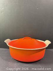 MaxSold Auction: Cool Orange Le Creuset Dutch-Oven  - Toronto (Ontario, Canada) SELLER MANAGED Downsizing Online Auction - Birchmount Road (STORAGE)