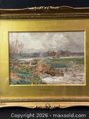 MaxSold Auction: “The Lock” Painting by Claude Hayes  - Toronto (Ontario, Canada) SELLER MANAGED Downsizing Online Auction - Birchmount Road (STORAGE)