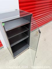 MaxSold Auction: Audio/Video Component Cabinet With Smoked Glass Door & Adjustable Shelves - North York (Ontario, Canada) SELLER MANAGED Downsizing Online Auction -  Bridgeland Avenue