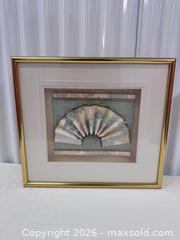 MaxSold Auction: Framed 3D Fan Shadow Box Wall Art Signed  - North York (Ontario, Canada) SELLER MANAGED Downsizing Online Auction -  Bridgeland Avenue
