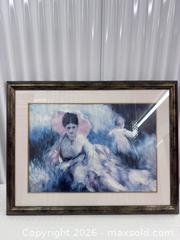 MaxSold Auction: Framed Impressionist Art Print After Renoir – Woman with Pink Parasol & Child – approx. 28 - North York (Ontario, Canada) SELLER MANAGED Downsizing Online Auction -  Bridgeland Avenue