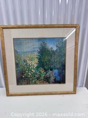 MaxSold Auction: Framed Monet Style Garden Landscape Reproduction Print - North York (Ontario, Canada) SELLER MANAGED Downsizing Online Auction -  Bridgeland Avenue