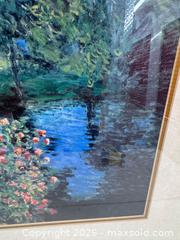 MaxSold Auction: Framed Monet Style Garden Landscape Reproduction Print - North York (Ontario, Canada) SELLER MANAGED Downsizing Online Auction -  Bridgeland Avenue