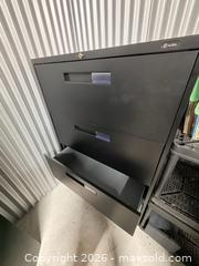 MaxSold Auction: Global Black Metal 4-Drawer Lateral Filing Cabinet - North York (Ontario, Canada) SELLER MANAGED Downsizing Online Auction -  Bridgeland Avenue