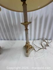 MaxSold Auction: Pair of Neoclassical Cream & Gold Table Lamps - North York (Ontario, Canada) SELLER MANAGED Downsizing Online Auction -  Bridgeland Avenue