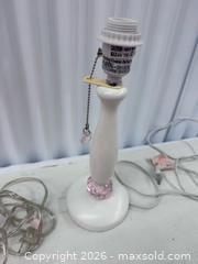 MaxSold Auction: Pair of Pink Table Lamps & Circo Flower Accent Lamp - North York (Ontario, Canada) SELLER MANAGED Downsizing Online Auction -  Bridgeland Avenue