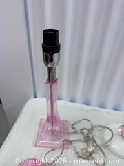 MaxSold Auction: Pair of Pink Table Lamps & Circo Flower Accent Lamp - North York (Ontario, Canada) SELLER MANAGED Downsizing Online Auction -  Bridgeland Avenue