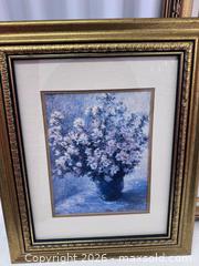 MaxSold Auction: Set of 3 Framed Floral Art Prints Including Renoir Reproduction - North York (Ontario, Canada) SELLER MANAGED Downsizing Online Auction -  Bridgeland Avenue