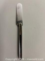 MaxSold Auction: Modernist Y. KONO VIGNELLI Designs Stainless Steel Flatware Set for Sasaki  - Toronto (Ontario, Canada) SELLER MANAGED Reseller Online Auction - Chesswood Drive