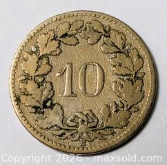 MaxSold Auction: 1881 SWISS 10 RAPPEN COIN - Kingston (Ontario, Canada) SELLER MANAGED Downsizing Online Auction - Rosemund Crescent
