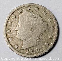 MaxSold Auction: 1910 UNITED STATES FIVE CENT COIN - Kingston (Ontario, Canada) SELLER MANAGED Downsizing Online Auction - Rosemund Crescent