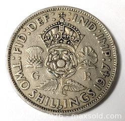 MaxSold Auction: 1947 TWO SHILLINGS COIN - Kingston (Ontario, Canada) SELLER MANAGED Downsizing Online Auction - Rosemund Crescent