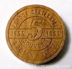 MaxSold Auction: 1955 WOODEN NICKEL - Kingston (Ontario, Canada) SELLER MANAGED Downsizing Online Auction - Rosemund Crescent