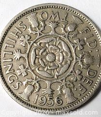 MaxSold Auction: 1956 TWO SHILLINGS COIN - Kingston (Ontario, Canada) SELLER MANAGED Downsizing Online Auction - Rosemund Crescent