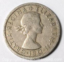 MaxSold Auction: 1956 TWO SHILLINGS COIN - Kingston (Ontario, Canada) SELLER MANAGED Downsizing Online Auction - Rosemund Crescent