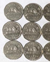 MaxSold Auction: CANADIAN NICKEL LOT OF 9 - Kingston (Ontario, Canada) SELLER MANAGED Downsizing Online Auction - Rosemund Crescent