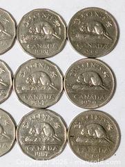 MaxSold Auction: CANADIAN NICKEL LOT OF 9 - Kingston (Ontario, Canada) SELLER MANAGED Downsizing Online Auction - Rosemund Crescent