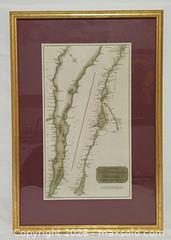MaxSold Auction: Antique Map of St Lawrence River by John Thomson from 1814 - Toronto (Ontario, Canada) PARTNER MANAGED Reseller Online Auction - Queen Street West